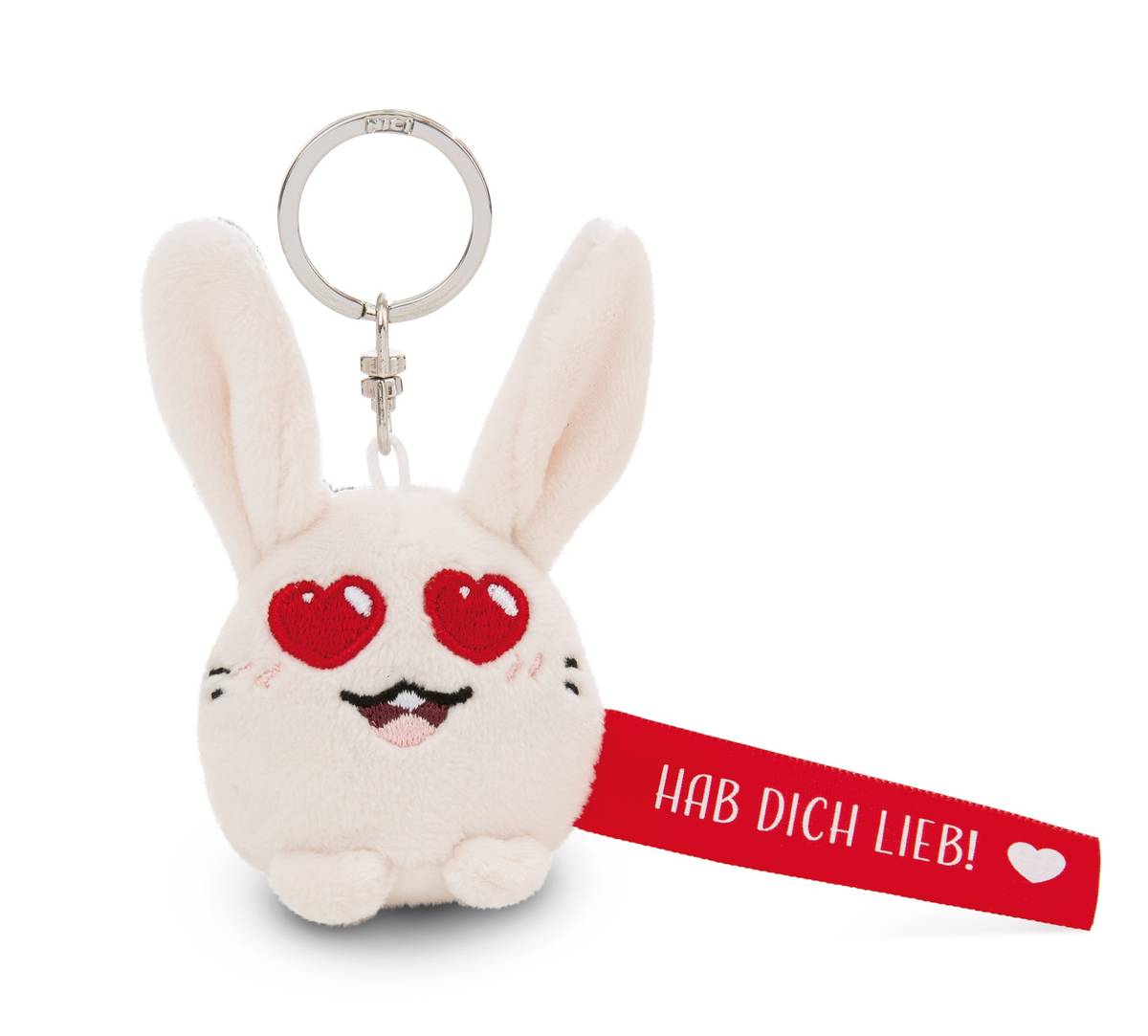 NICI Schlüsselanhänger  Hase "Hab dich lieb!"