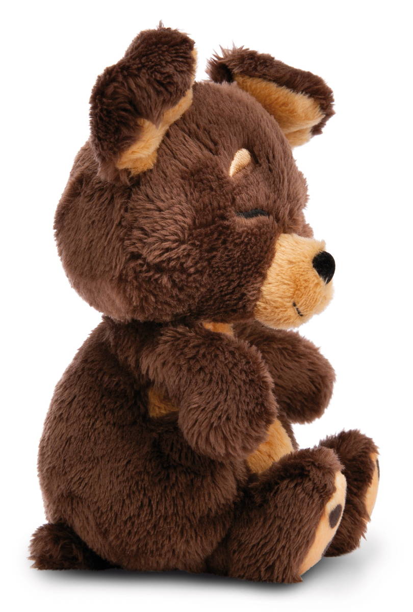 NICI Kuscheltier Hund braun schlafend