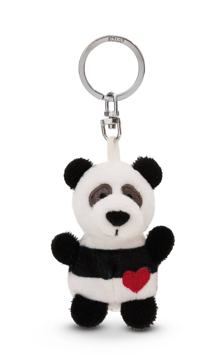 NICI Schlüsselanhänger  Panda mit Herz