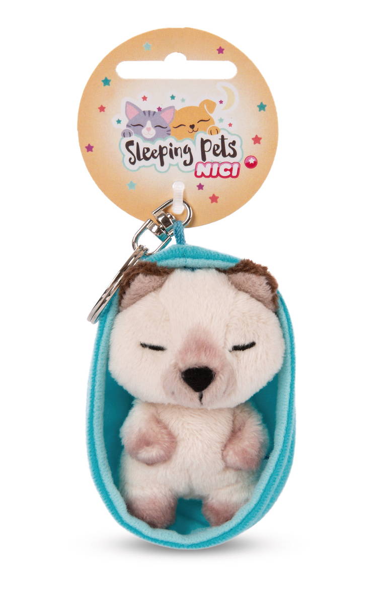 NICI Schlüsselanhänger Sleeping Pets Siam Katze