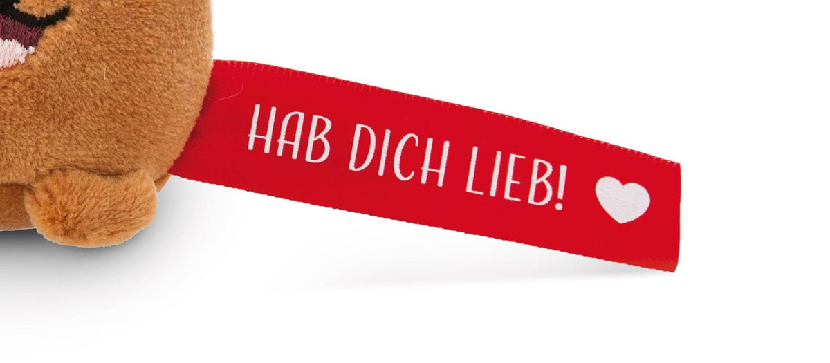 NICI Schlüsselanhänger  Bär „Hab dich lieb!“