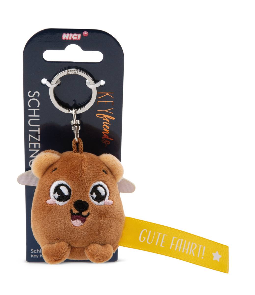 NICI Schlüsselanhänger  Bär „Gute Fahrt!“
