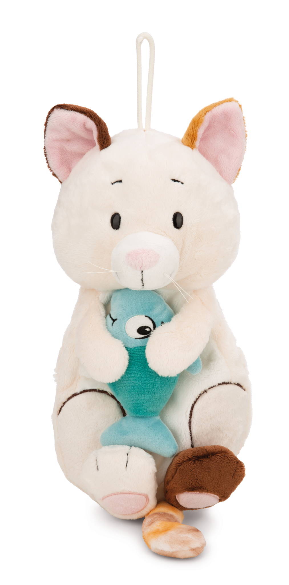 NICI Wärmflasche Glückskatze und Fisch