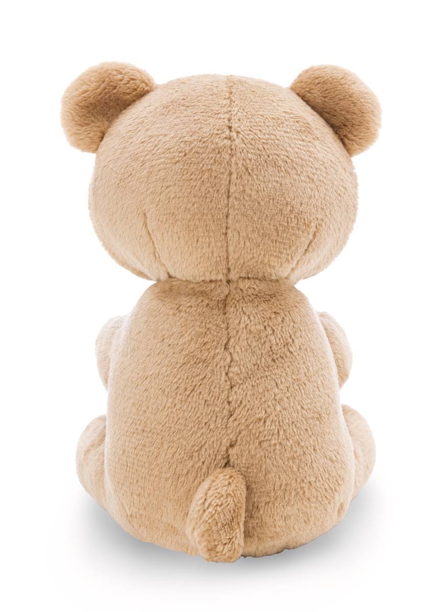 NICI Kuscheltier Bär braun mit grünem Geschenk