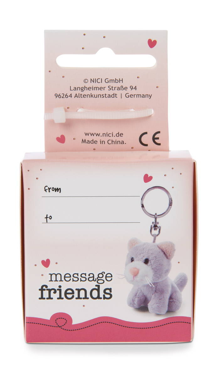 NICI Schlüsselanhänger Katze "Forever Friends" in Geschenkverpackung