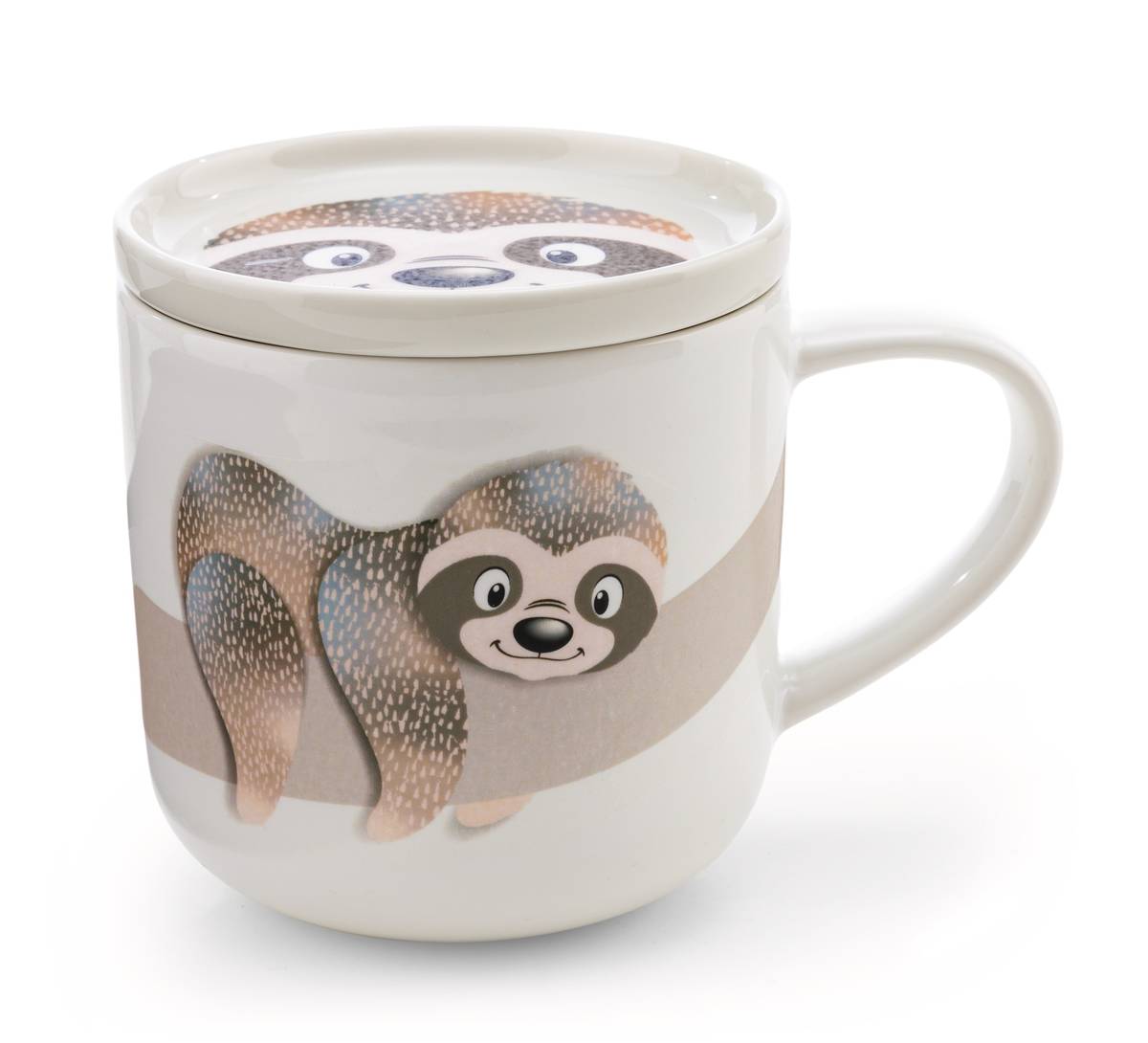 NICI Tasse Faultier Izzy Icetumbler mit Deckel