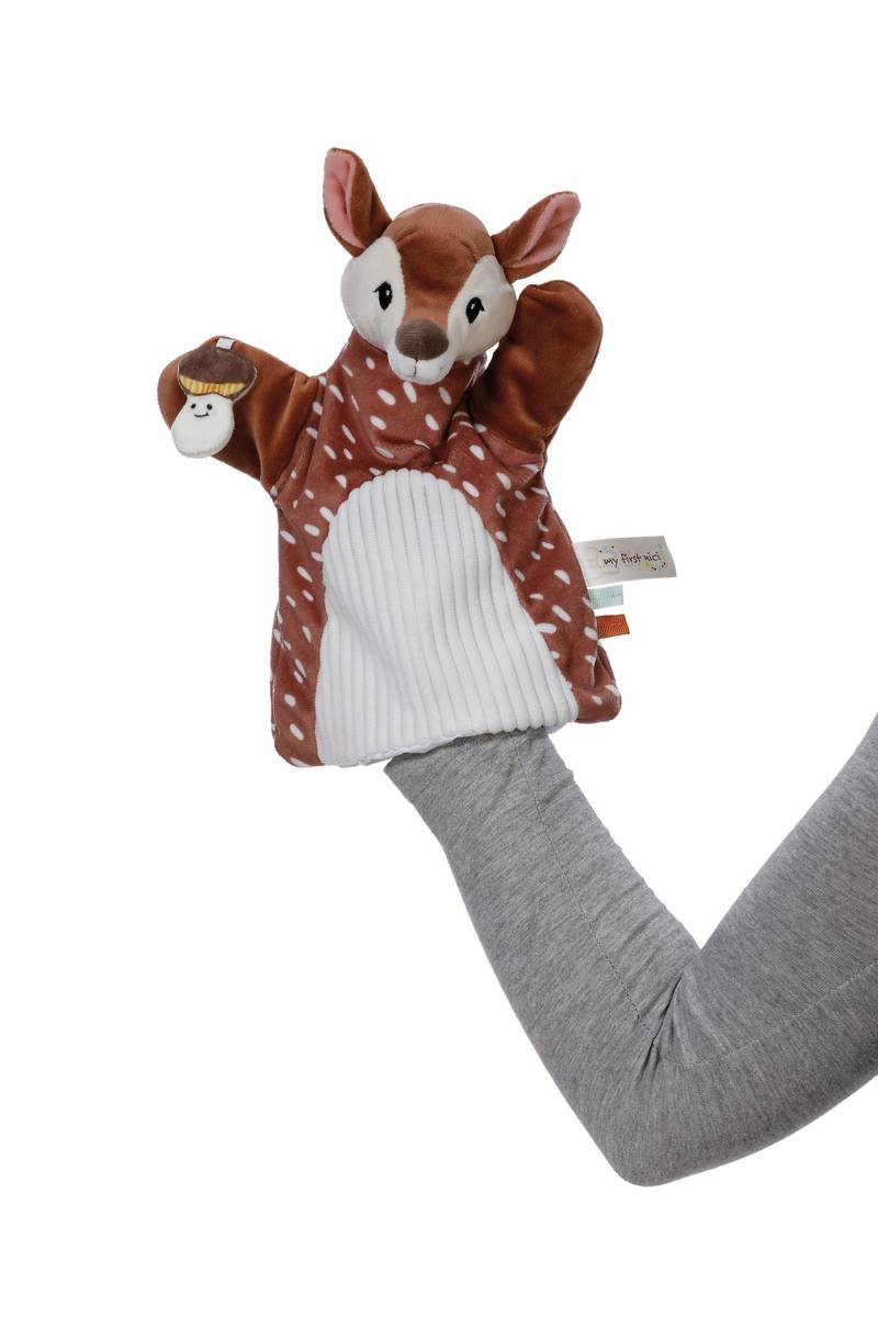 NICI Schmusetuch Handpuppe Rehkitz 2 in 1