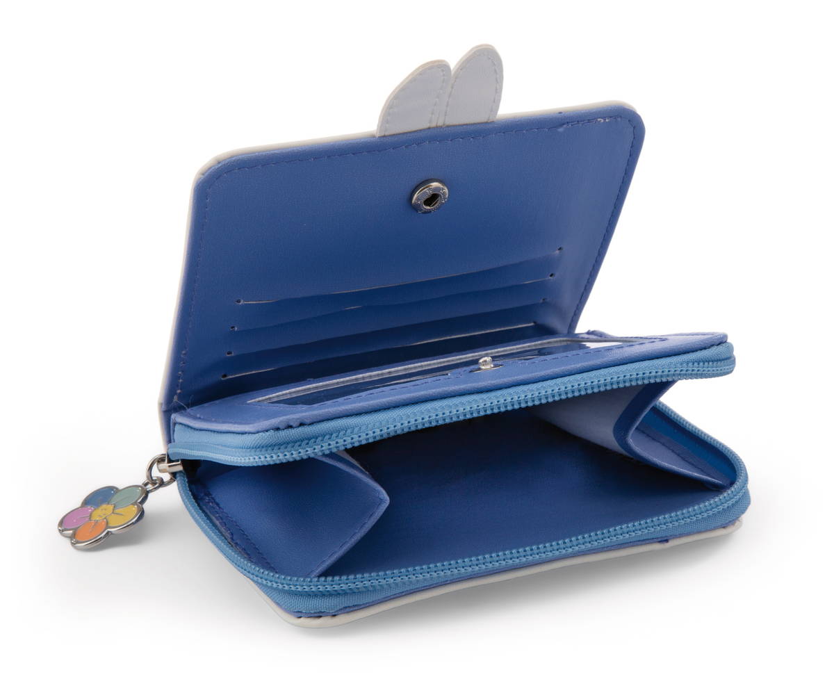 NICI Portemonnaie Molang blau mit 2D Ohren