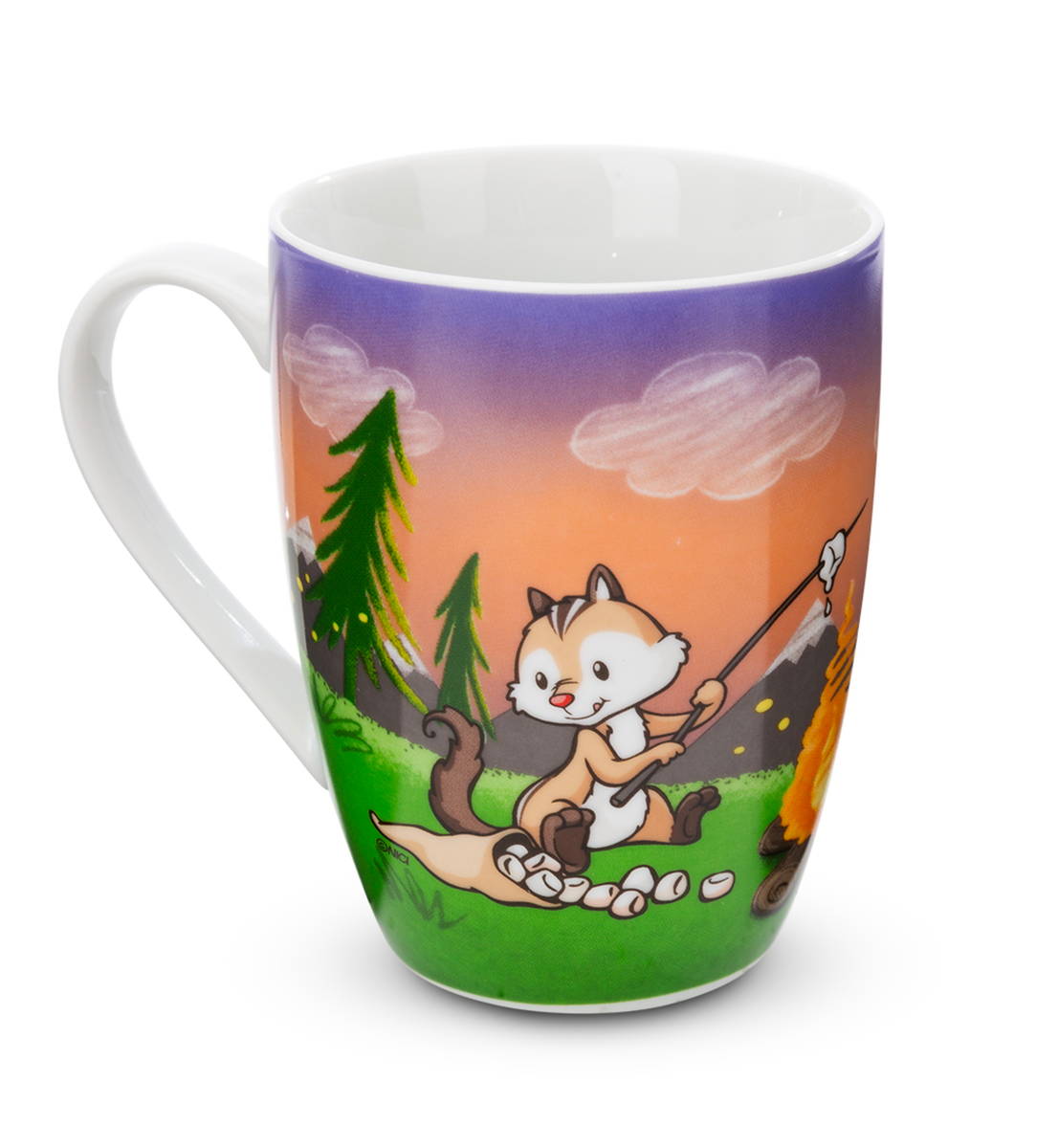 NICI Tasse Wolf Winny und Streifenhörchen Jojo