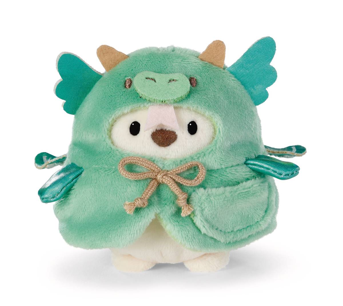 NICI my mochi Kuscheltier Eisbär Snono mit Flamme und Drachenkostüm