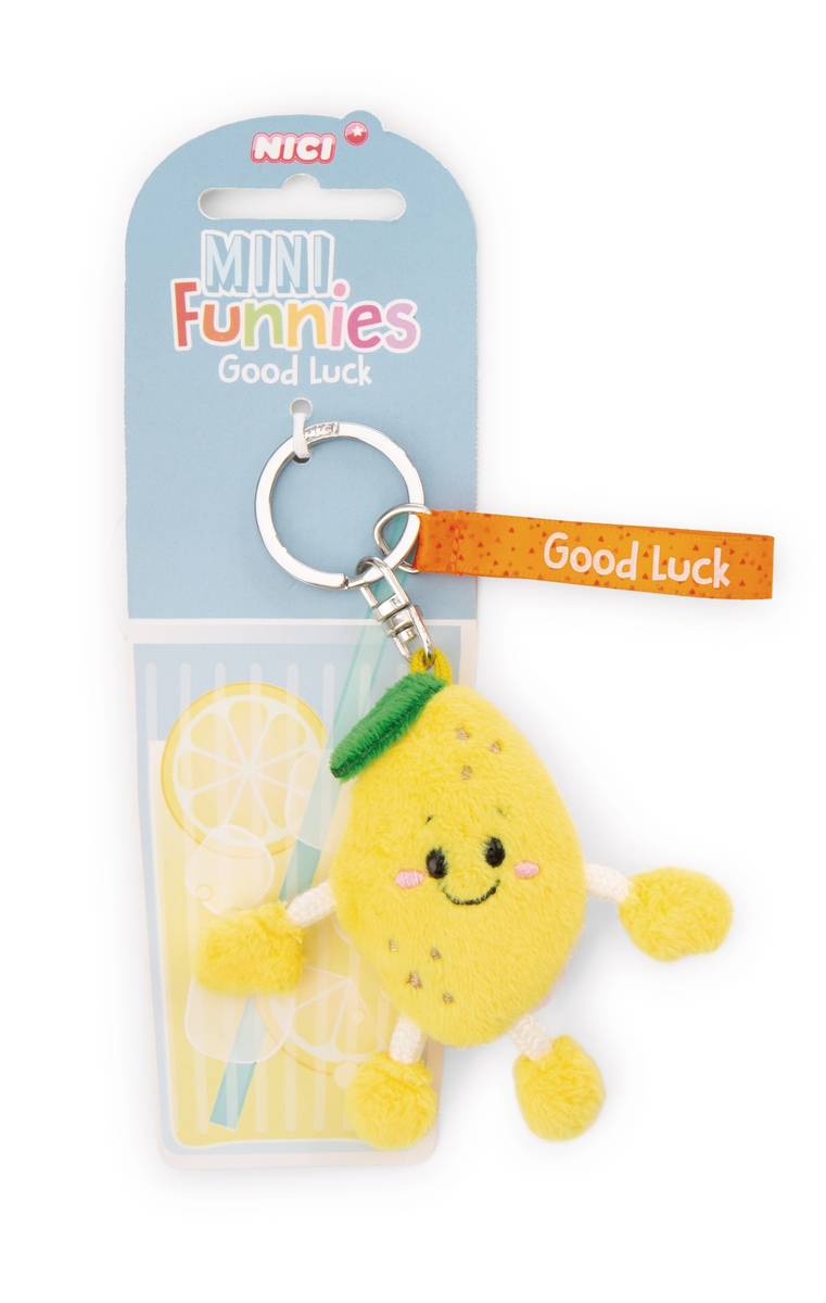 NICI Schlüsselanhänger Zitrone "Good Luck"