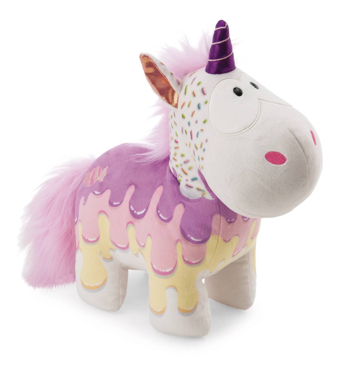 NICI Kuscheltier Einhorn Sweety Rainbow