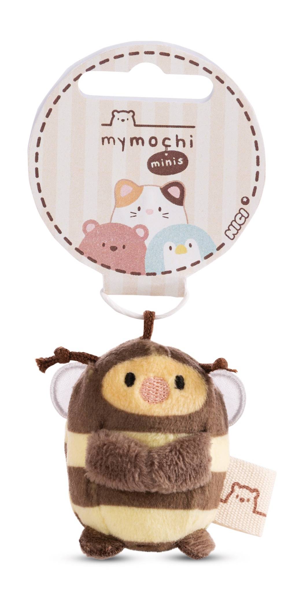 NICI Kuscheltier mymochi Biene Beenie