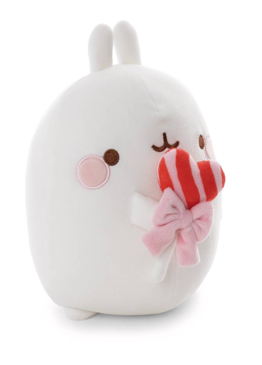 NICI Kuscheltier Molang mit Lolli in Geschenkverpackung