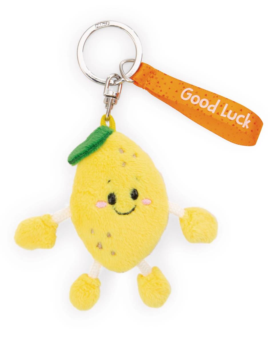 NICI Schlüsselanhänger Zitrone "Good Luck"
