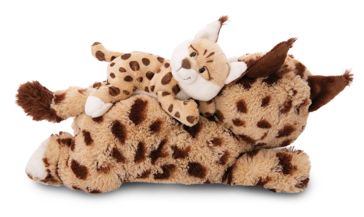 NICI Kuscheltier Luchs Mutter &amp; Kind