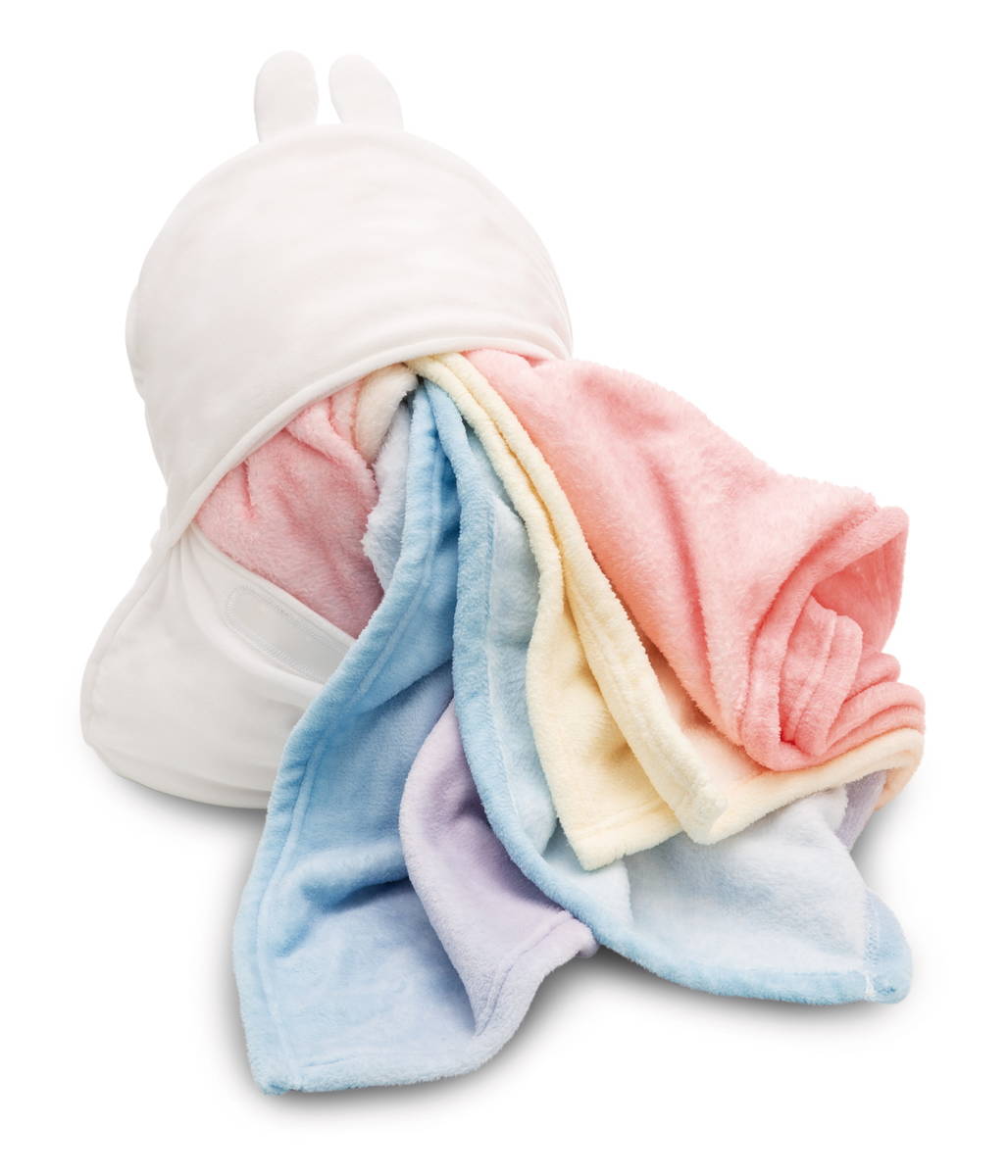 NICI Decke und Kissen Molang mit Herz