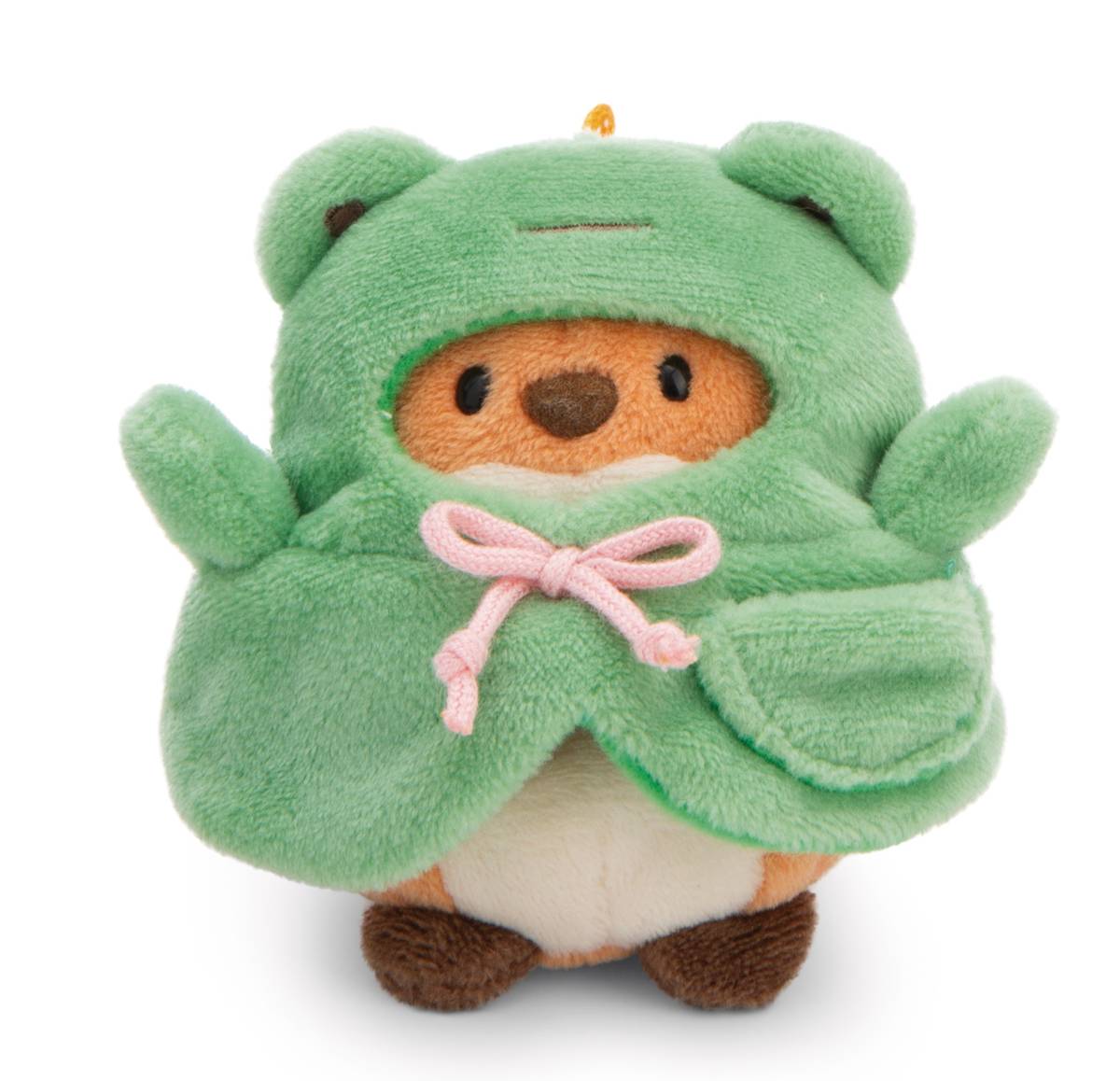 NICI Kuscheltier mymochi Fuchs Geeks mit Video Spiel und Froschkostüm