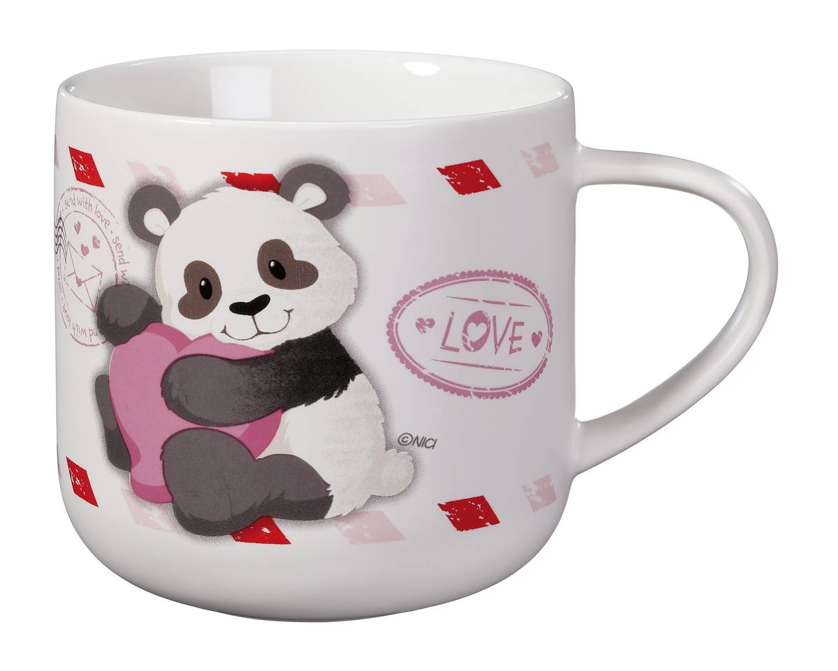 NICI Tasse Love Panda und Schmetterling