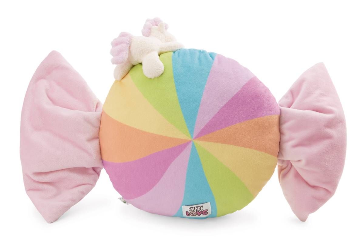NICI Kissen Bonbonförmig mit Einhorn