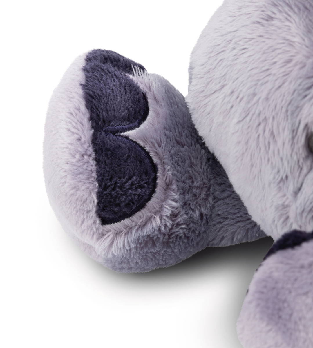 NICI Kuscheltier Love Elefant mit Magnet Herz dunkelgrau