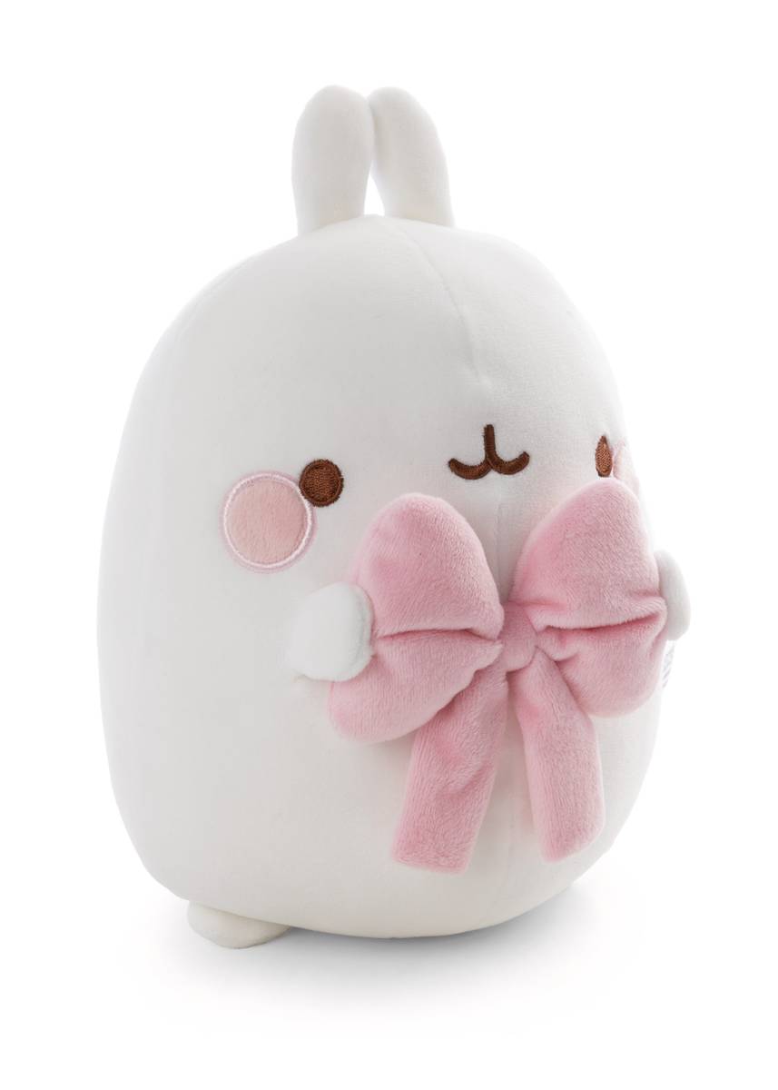 NICI Kuscheltier Molang mit Schleife