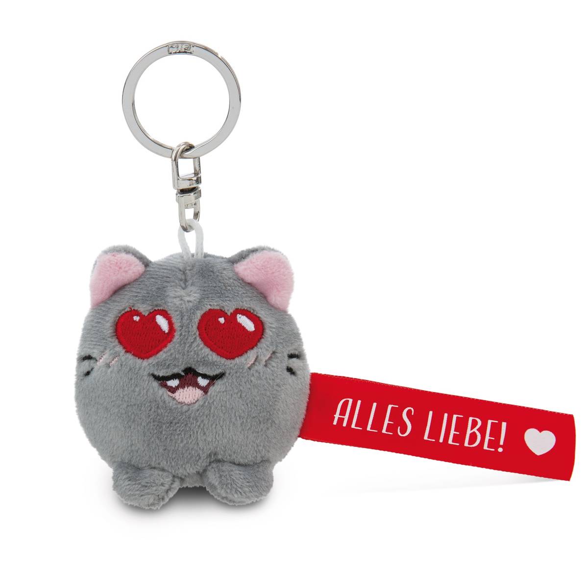 NICI Schlüsselanhänger  Katze "Alles Liebe!"