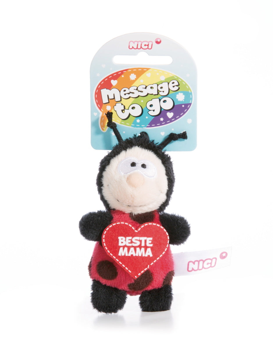 NICI Schlüsselanhänger Marienkäfer "Beste Mama"