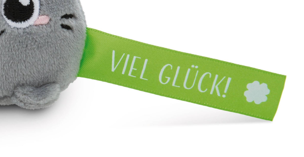 NICI Schlüsselanhänger  Katze "Viel Glück!"