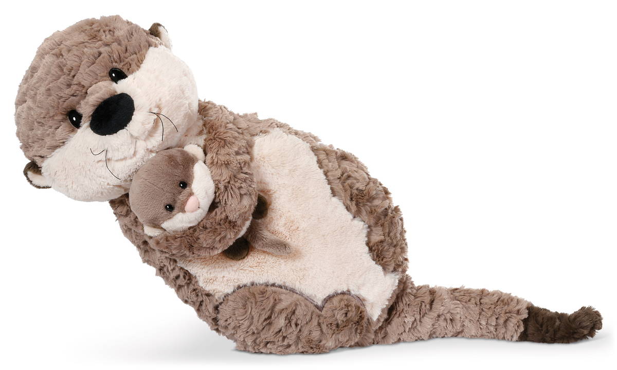 NICI Kissen Otter Oda &amp; Odalina