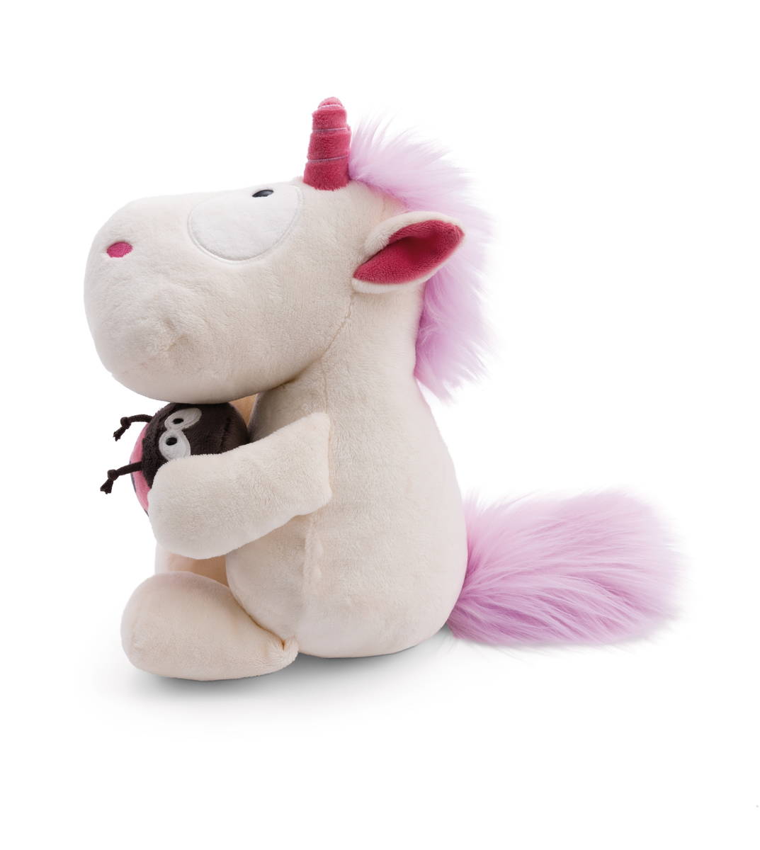 NICI Kuscheltier Einhorn Theodor mit Marienkäfer