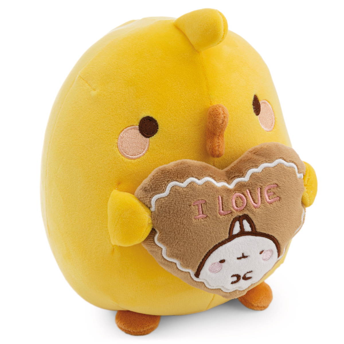 NICI Piu Piu mit Lebkuchenherz 24cm in Geschenkverpackung