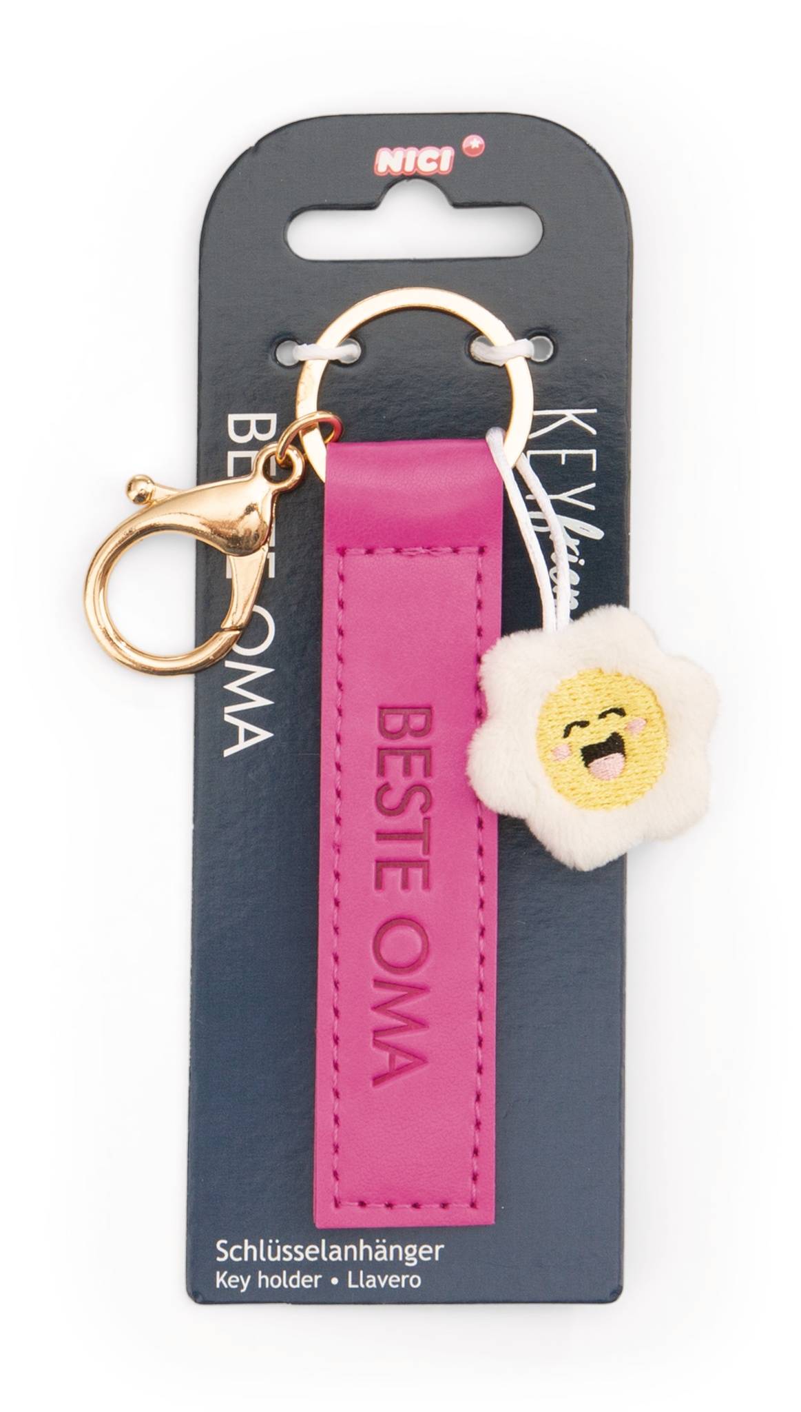 NICI Schlüsselanhänger  "Beste Oma" Blume