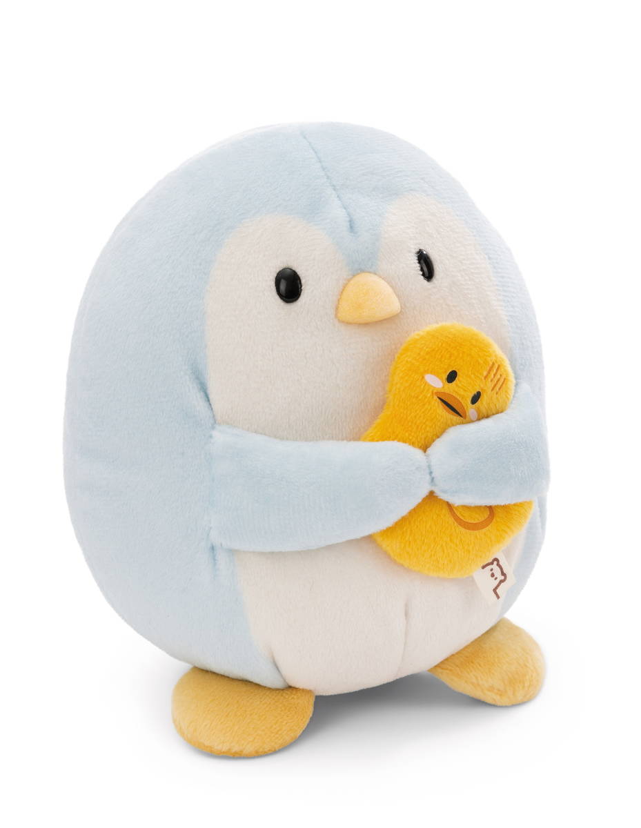 NICI Kuscheltier mymochi Pinguin Waddle mit Ente in Geschenkbox