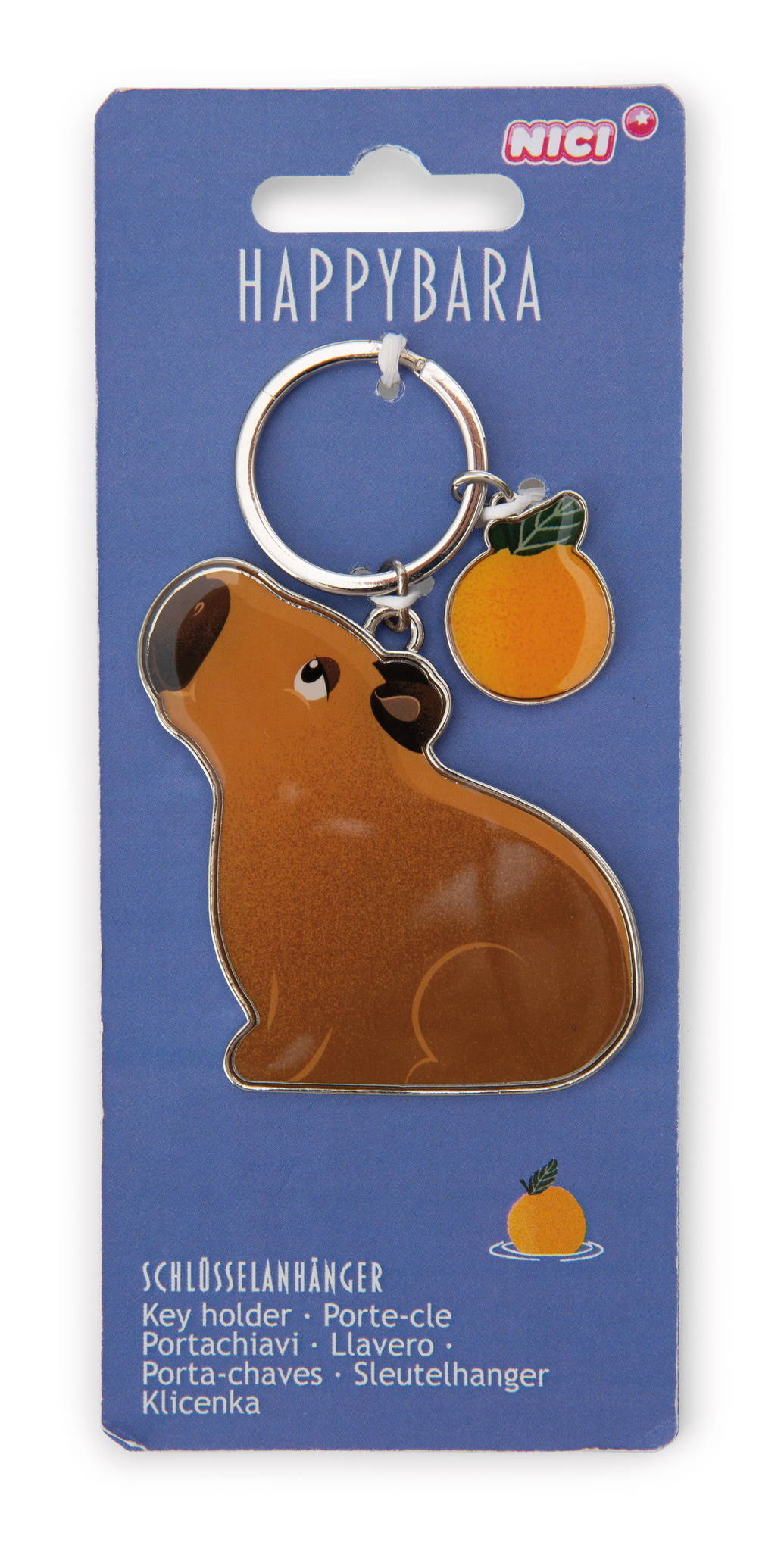 NICI Schlüsselanhänger Capybara Happybara