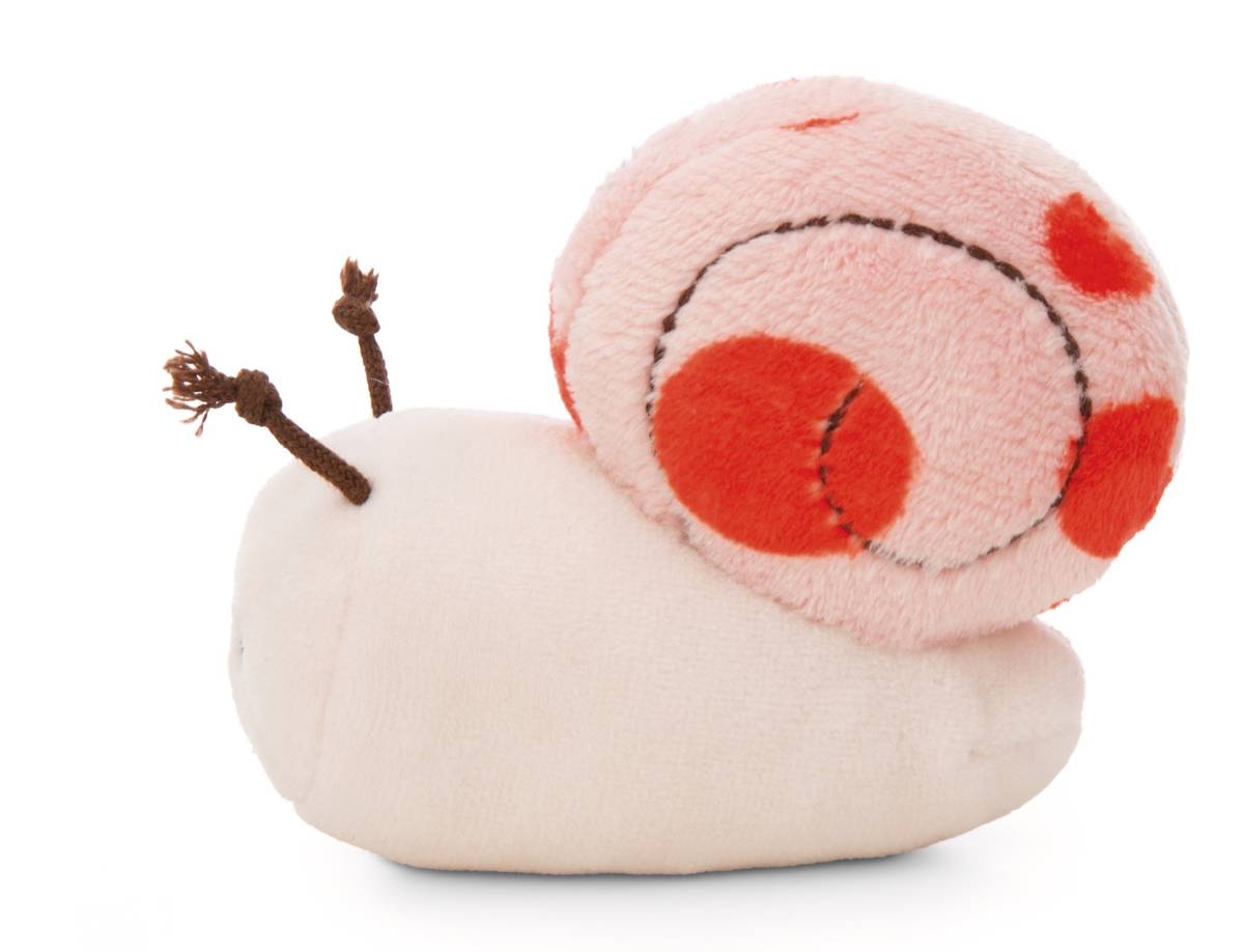 NICI Kuscheltier Schnecke koral "Have a slow day"