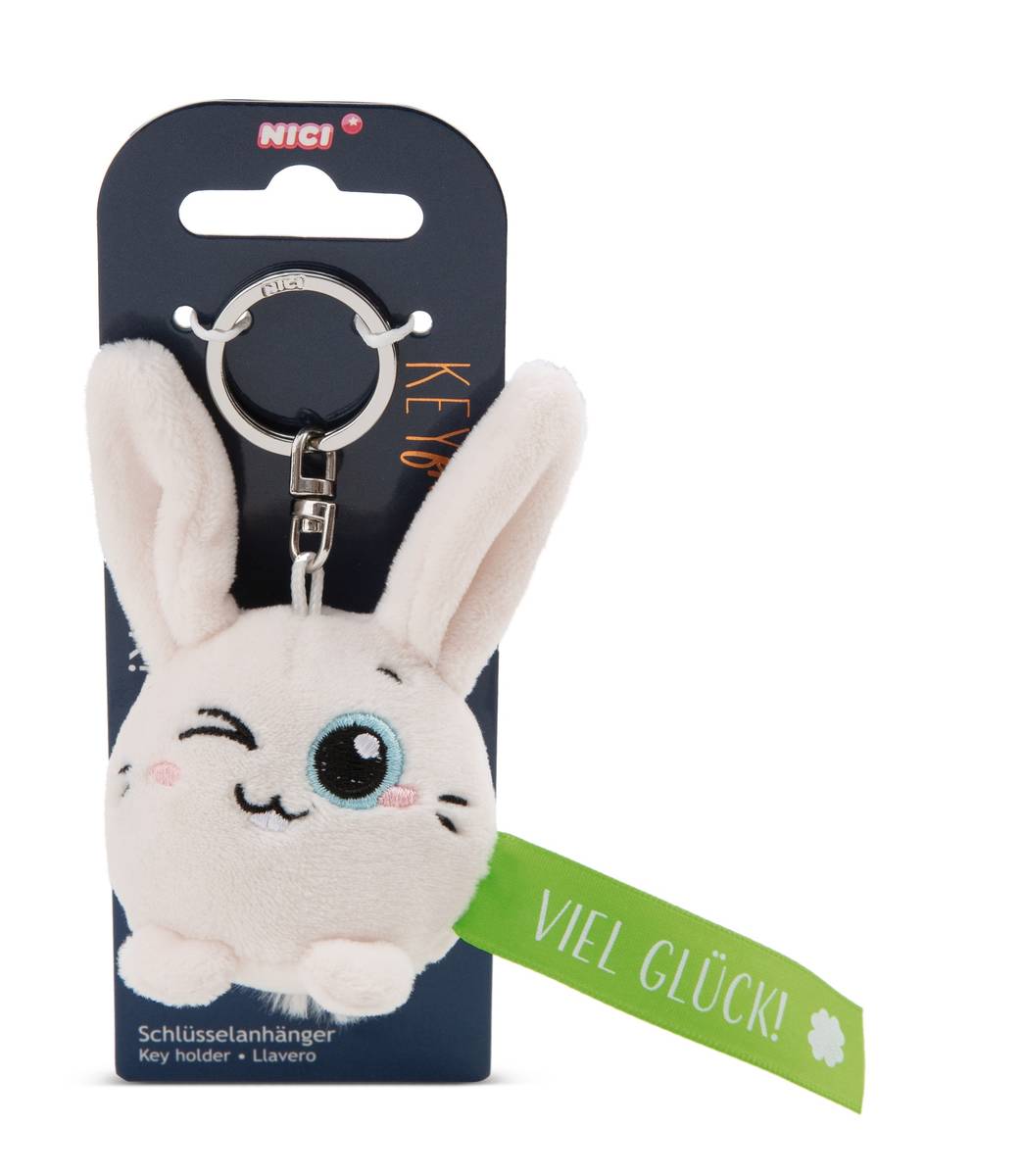 NICI Schlüsselanhänger  Hase "Viel Glück!"