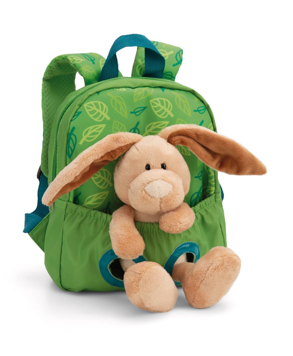 NICI Rucksack grün mit Hase