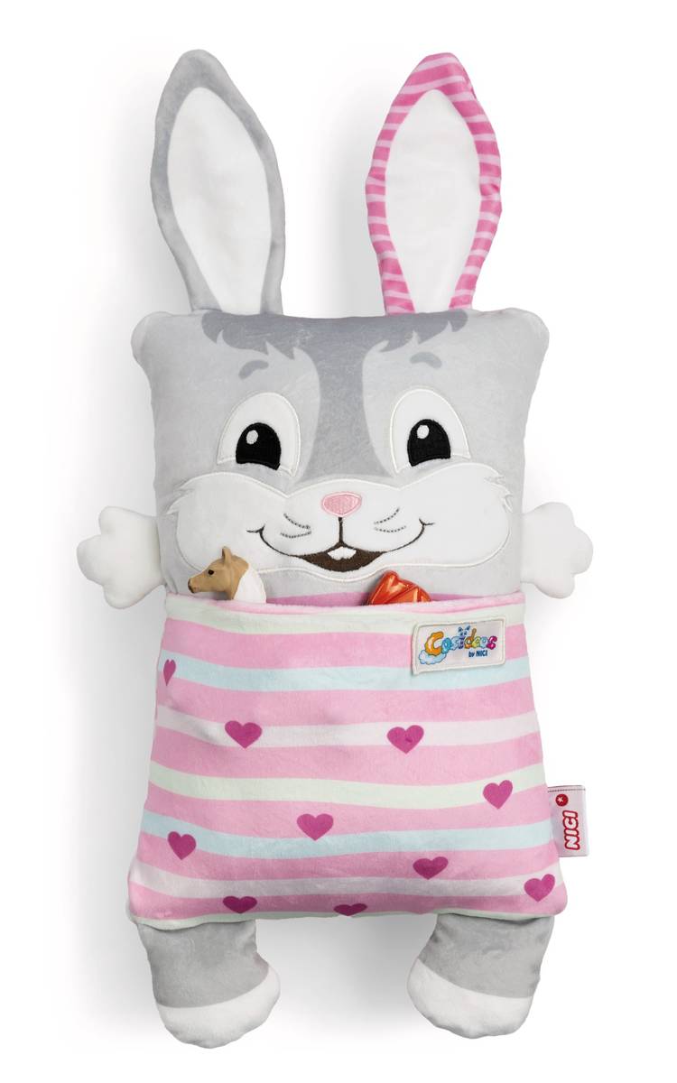 NICI Kuscheltier Hase mit Wendefunktion