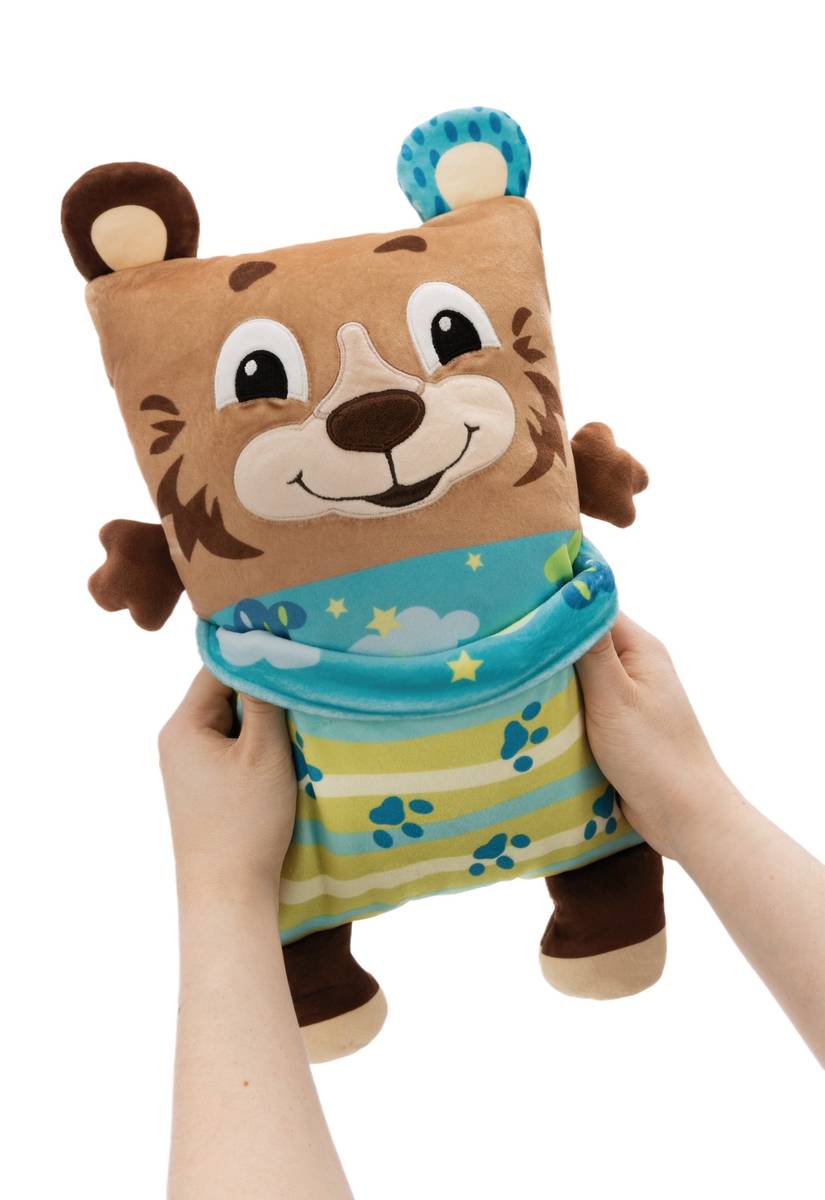 NICI Kuscheltier Bär mit Wendefunktion