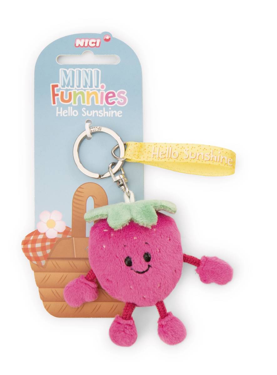 NICI Schlüsselanhänger Erdbeere