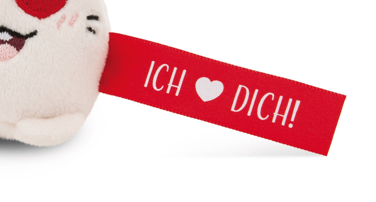 NICI Schlüsselanhänger  Hase "Ich Herz dich!"
