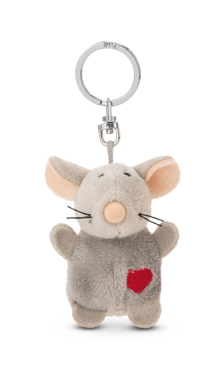 NICI Schlüsselanhänger  Maus mit Herz