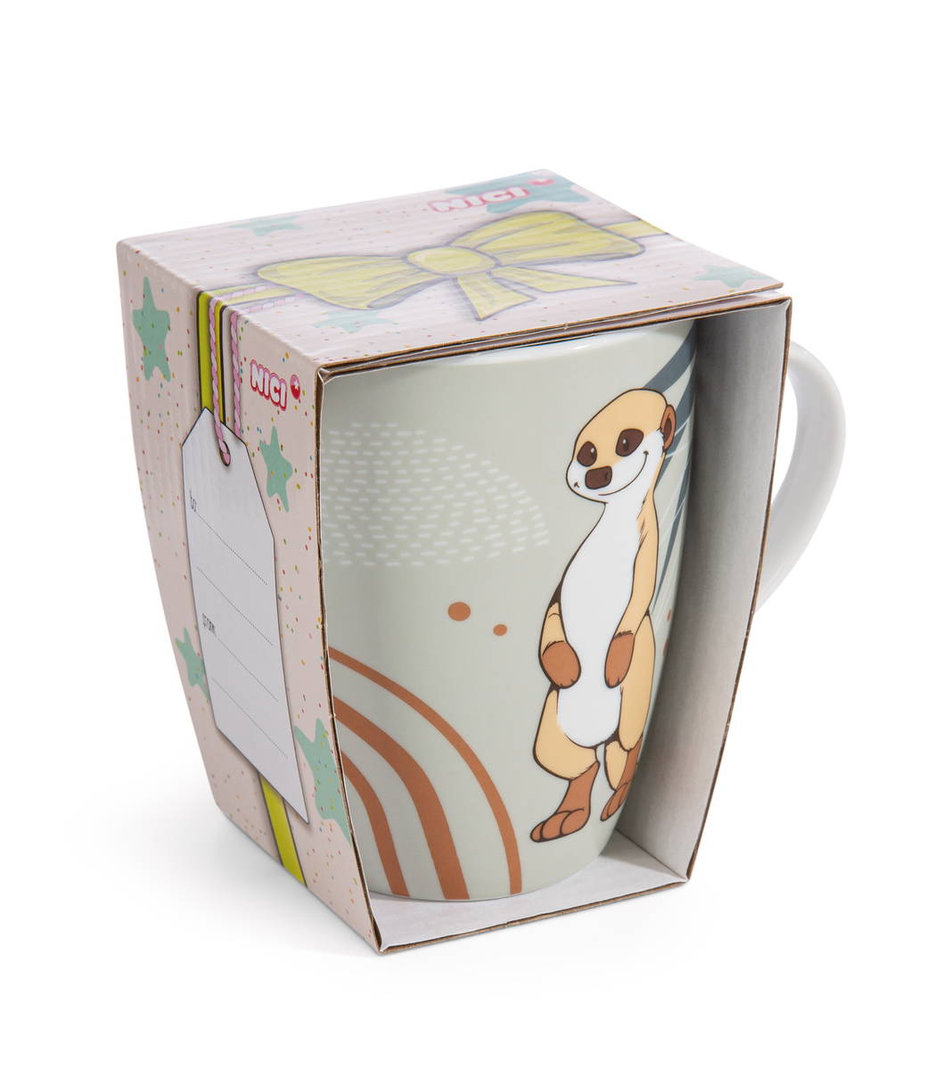 NICI Tasse Erdmännchen