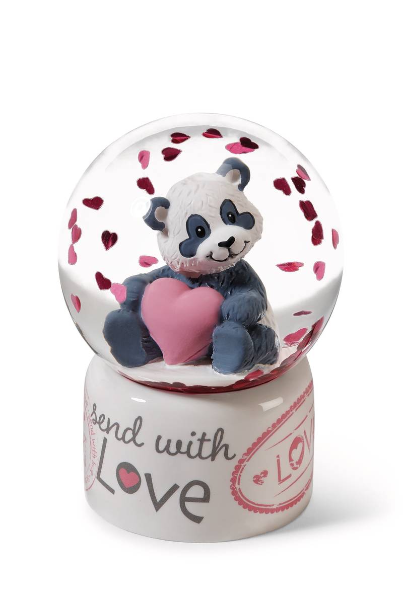 NICI Schüttelkugel Love Panda