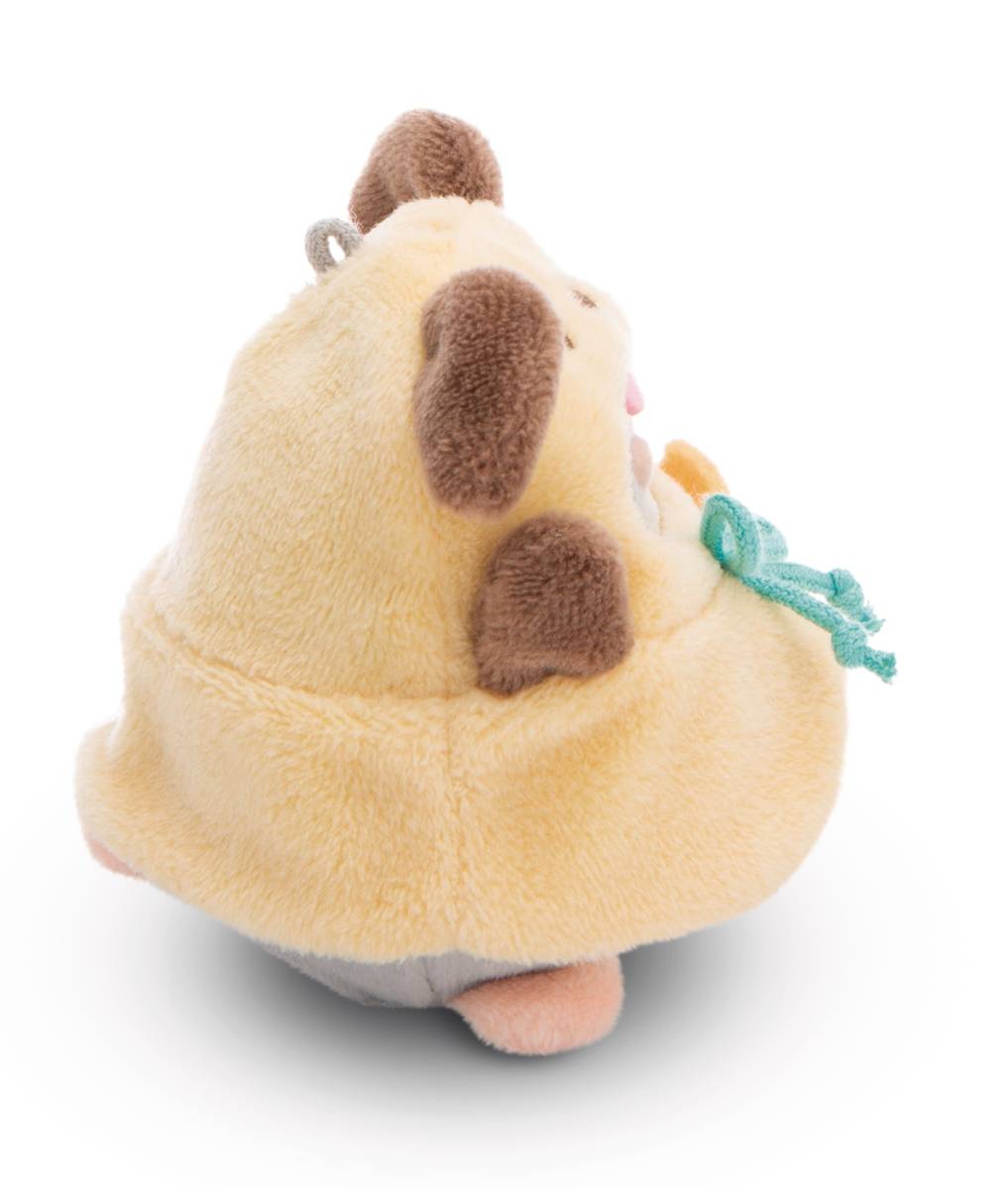 NICI Kuscheltier mymochi Hamster Shai mit Keks und Hundekostüm
