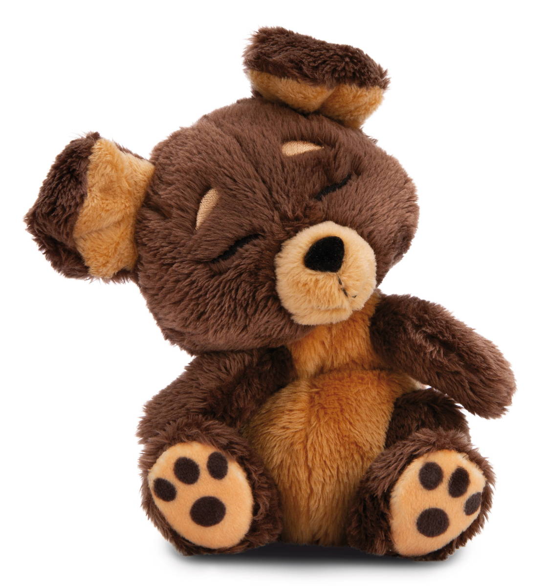 NICI Kuscheltier Hund braun schlafend