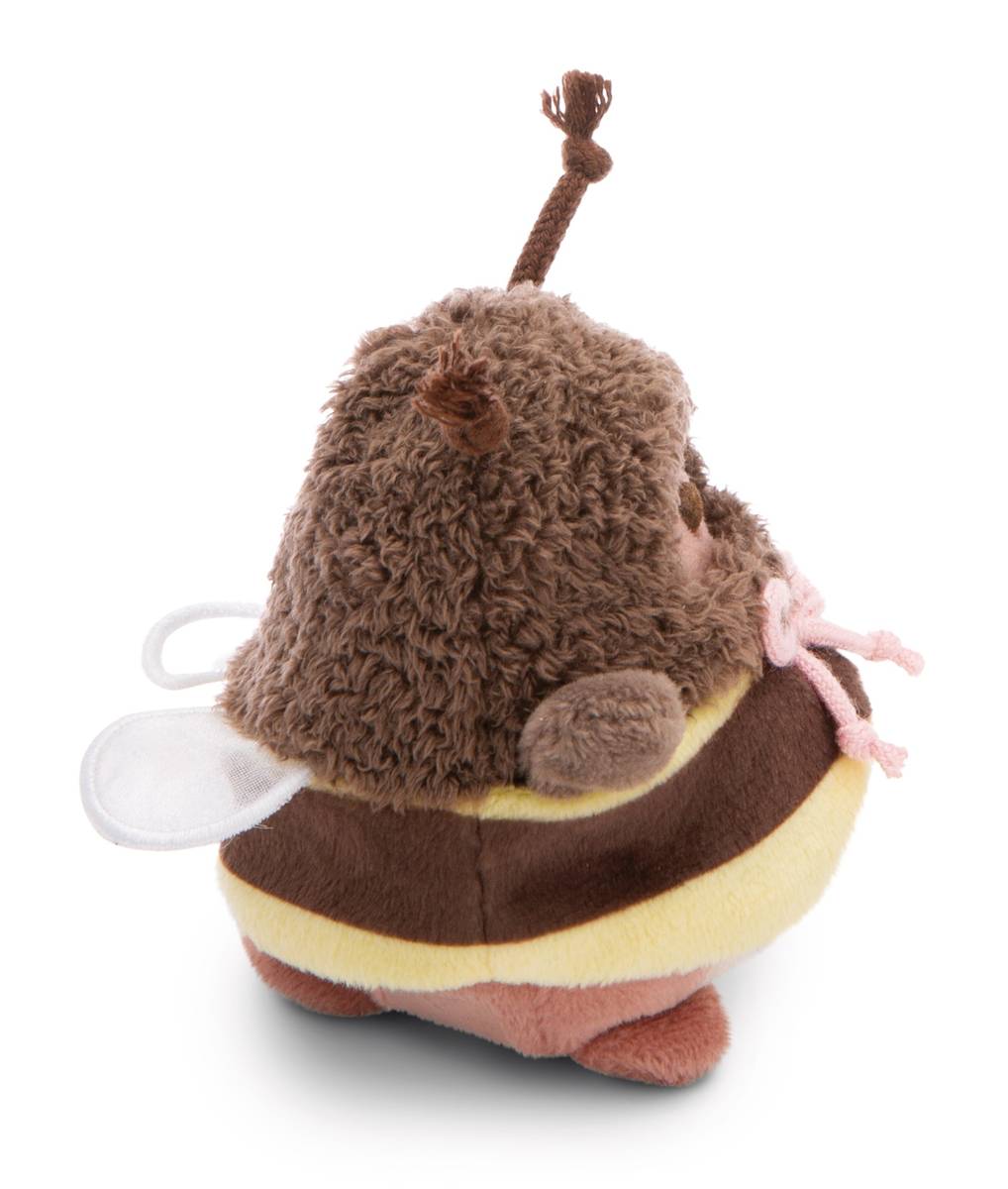 NICI Kuscheltier mymochi Bär Nomo mit Pommes und Bienenkostüm