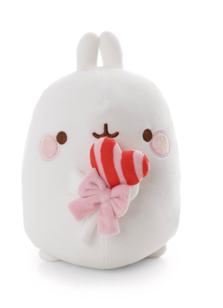 NICI Kuscheltier Molang mit Lolli