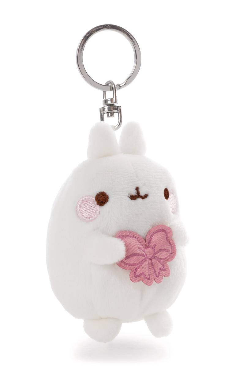 NICI Schlüsselanhänger Molang mit Schleife